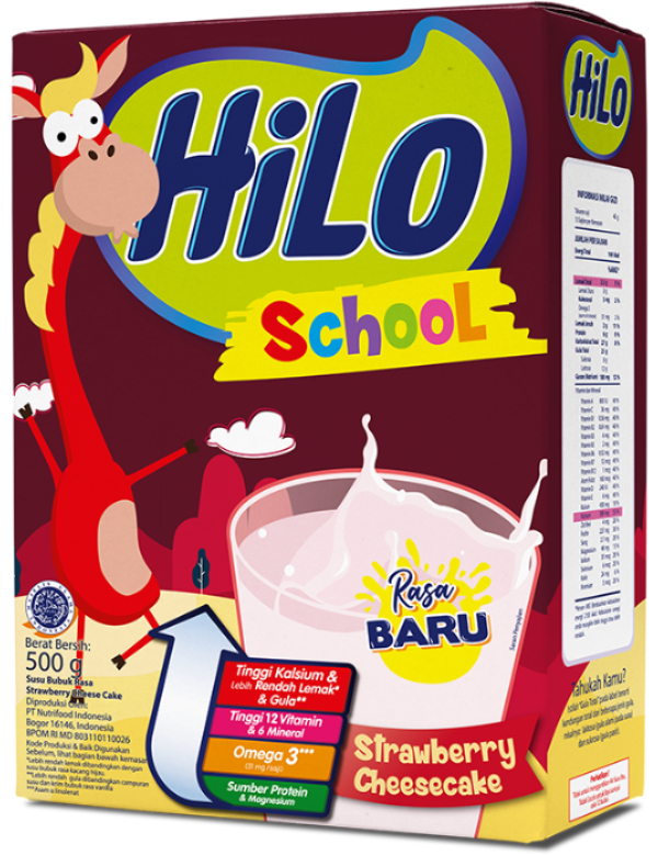 HiLo School Susu Tinggi Kalsium Tumbuh ke Atas